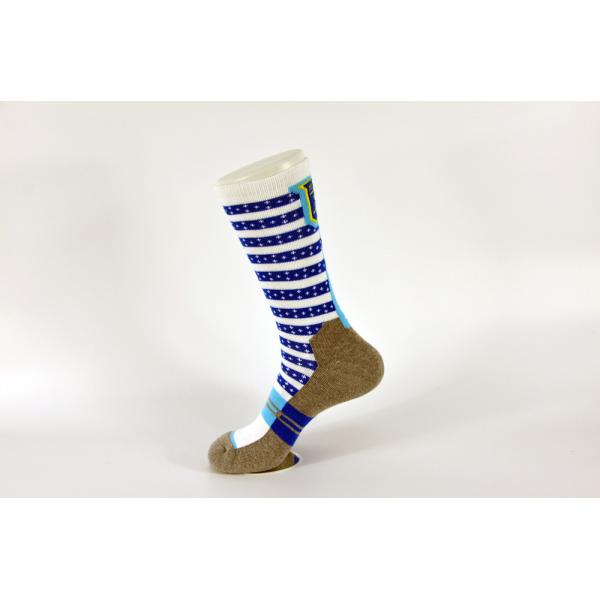 Chaussettes en nylon de basket-ball de la jeunesse, chaussettes antidérapage