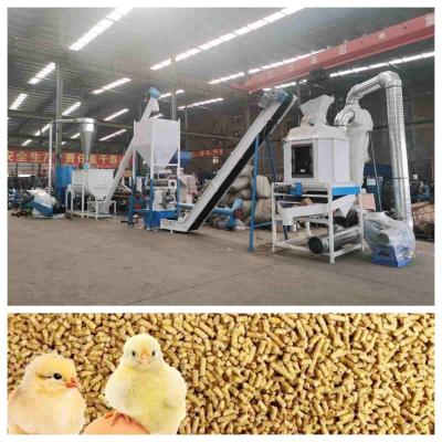 CE Feed Pellet Production Line 5t/H Ring Die Feed Pellet Machine With Steam Generator