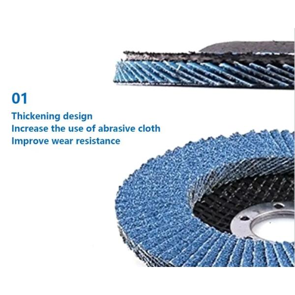 Flap Price 125*22.2mm Flap Disc Wheels 4 Inch Metal Abrasive Disc Grind Tools Flap