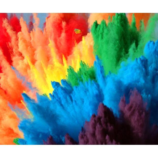 Daffodil Yellow Epoxy Resin Aluminum Dry Powder Paint Powder Coating ISO9001