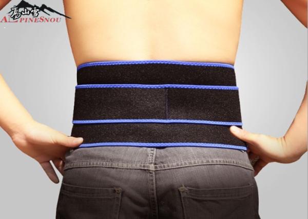 Ceinture réglable respirable de Suport de dos lombaire du néoprène, ceinture de trimmer de taille de forme physique