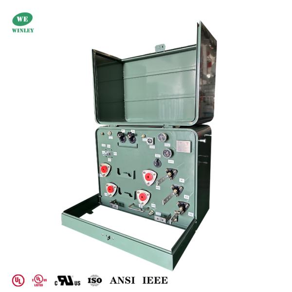 Residential Pad mounted Transformer Single Phase 25Kva 6.6KV To 120V Dual Windings Electric Power Distribution Transformer UL Listed Price