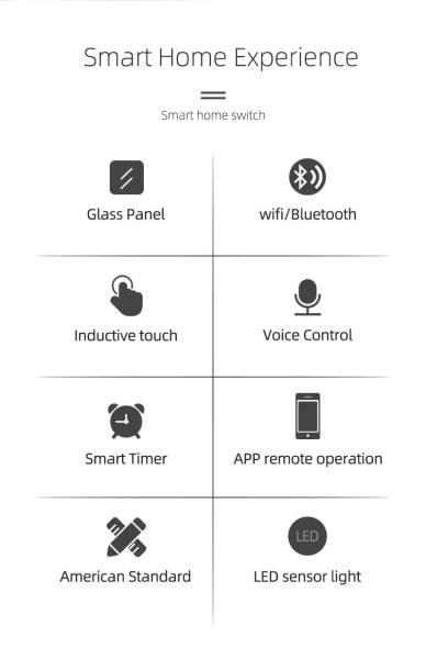 Glomarket Smart Home Remote Voice Control Touch Panel Water Heater Switch Tuya Wireless Wifi Boiler Switch