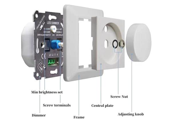 ALL-SCT200 Rear Cut Thyristor Dimmer Switch 200W CE approved
