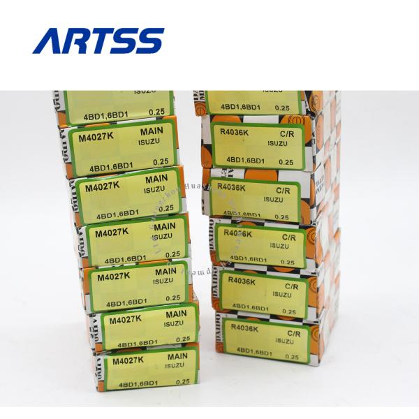 DAIDO 4BD1 6BD1 Main Bearing & Con Rod Bearing 0.25 Diesel Engine For ISUZU Machinery Excavator Spare Parts