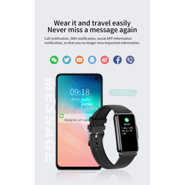 Eraysun 2025 New Smart Watches Ladies Message Push Pressure Tracker Sport Bracelet Waterproof Men Women Smartwatch