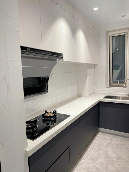 Italian Modern Design Wooden Kitchen Cabinets Wall Cabinet Full Set