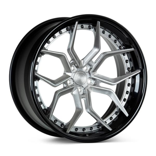 18-inch branded custom 2 piece forged aluminum wheels factory from china