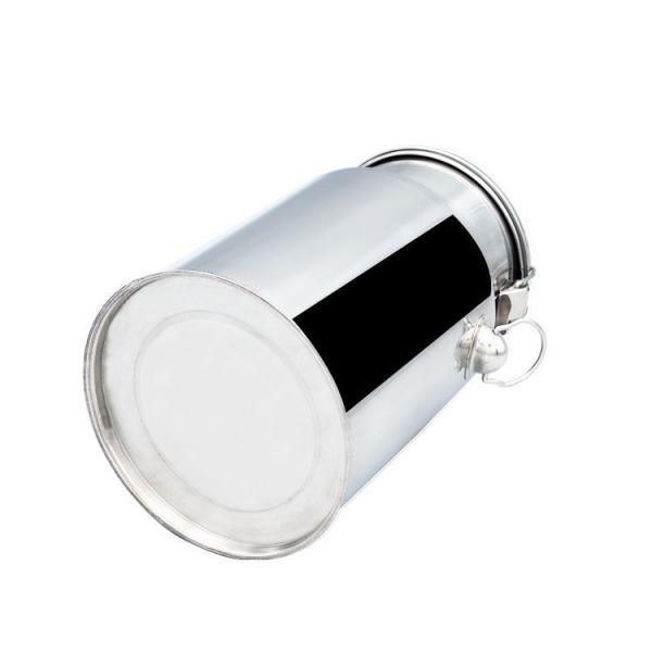 Mini 5L Lidded Milk Pail Stainless Steel Milk Bucket Sealed Cans
