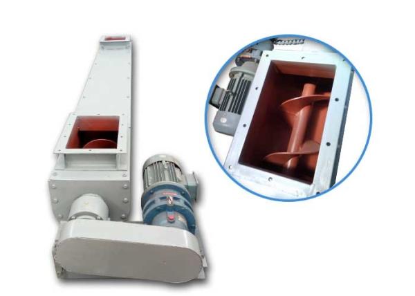 Bulk Material Auger Screw Conveyor , Vertical Auger Conveyor 1-15m Length