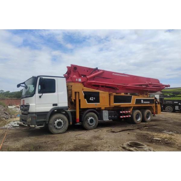 Compact Structure Putzmeister Concrete Pump Truck Cylinder Type Intelligent Electrical Control