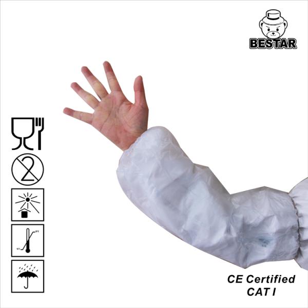 LDPE Disposable Plastic Arm Sleeves Waterproof Disposable Over Sleeve
