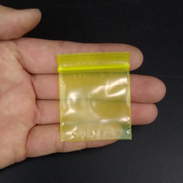 Transparent Mini Plastic Zipper Bags For Food Phone Card Packaging