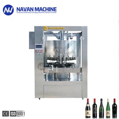 Automatic Rotary Monoblock Type Glass Bottle Fruit Grape Wine Liquor Bottling Plant Filling Machine
