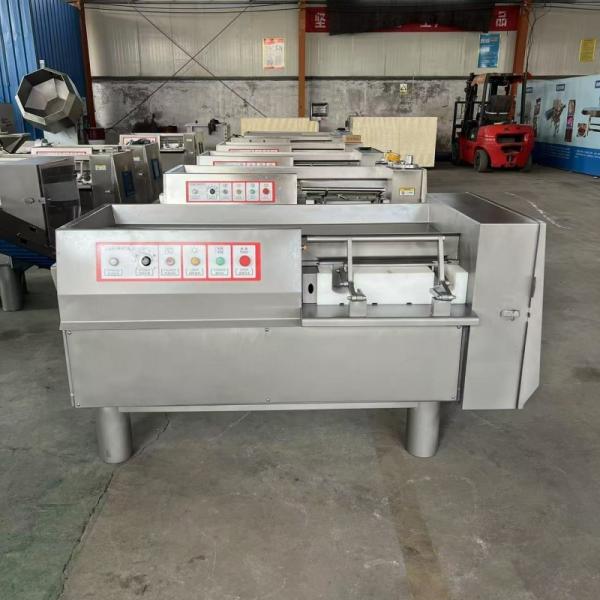 High Capacity Frozen Meat Cube Cutter For Sausage And Meat Product Processing