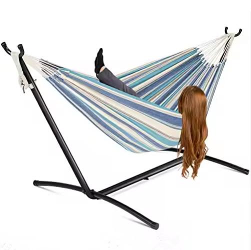 Black Wirecutter Hammock Stand Relaxation Solution For Outdoor Space