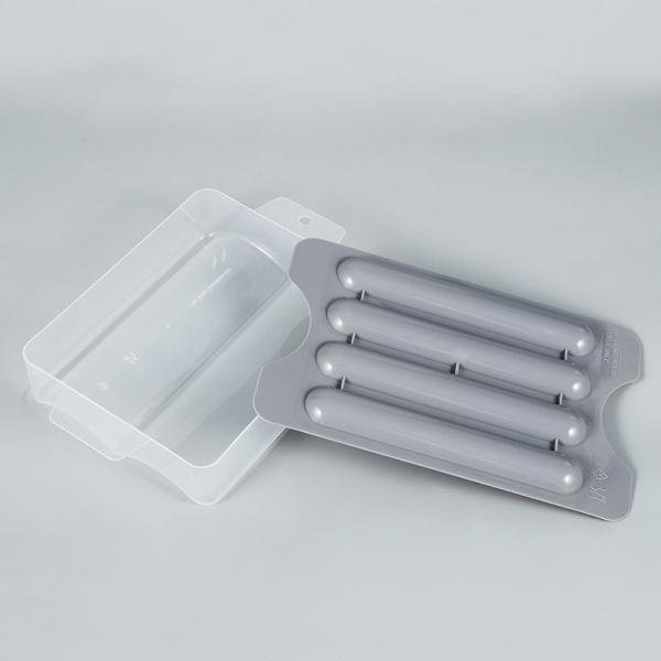 BPA Free Plastic Hot Dog Cooker Steamer with Customized Color and Side Dish Compartment