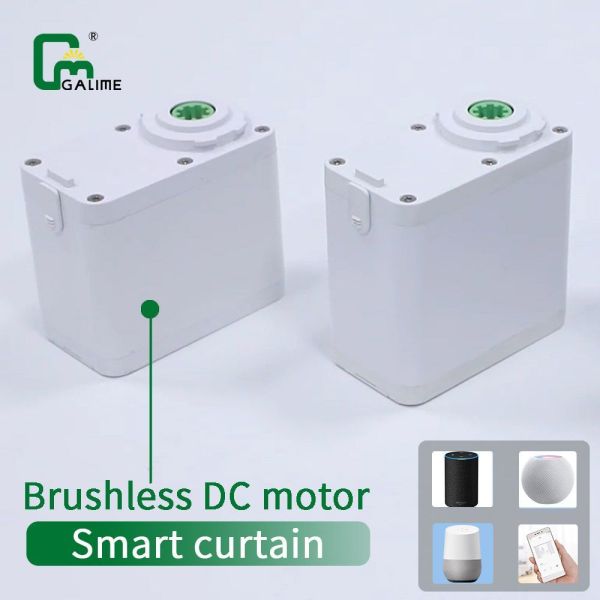 Pocket-Sized 82mm Micro Curtain Motor 50kg Heavy Load Capacity Invisible Track Integration
