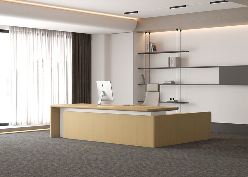 ISO45001 Contemporary Executive Desk High End Office Desk Customized
