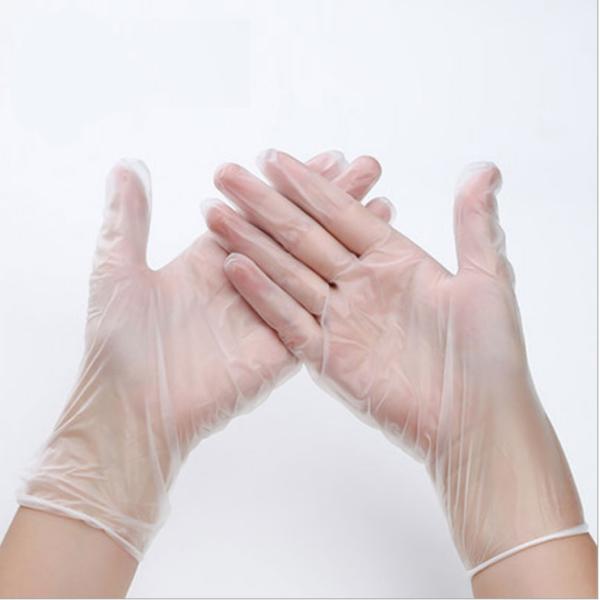 Перчатки ПВК безопасности устранимые, медицинские перчатки ПВК ясности домочадца