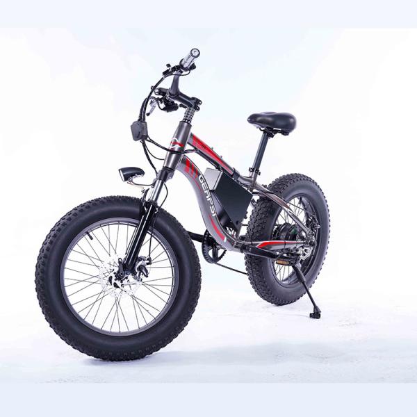 7 Speed Fat Wheel Electric Bike Mountain Beach Use Snow Resistance 26 Inch