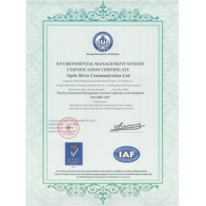 Optic River Communication Ltd Сертификации