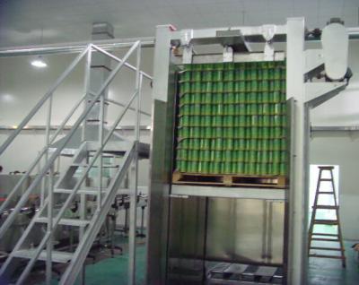 1800mm Floor Level Depalletizer Machine Electric / Pneumatic Driven Type