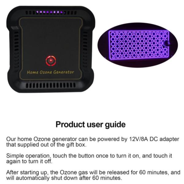 10g Home Ozone Generator Room Deodorizer 2.5lb for Office
