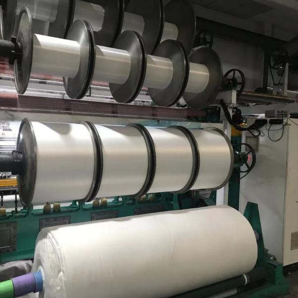 Gold Plastic Green Shade Net Making Machine For Weaving Fishing Net 5bar