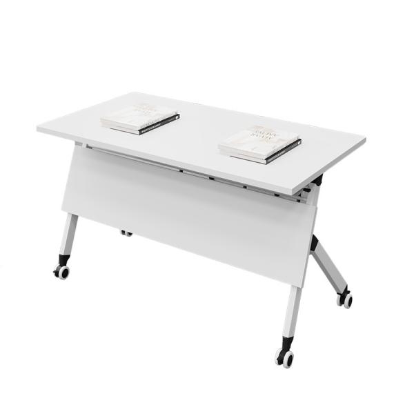 Office Furniture Specific Mobile Folding Conference Training Table with Wheels on Wheels