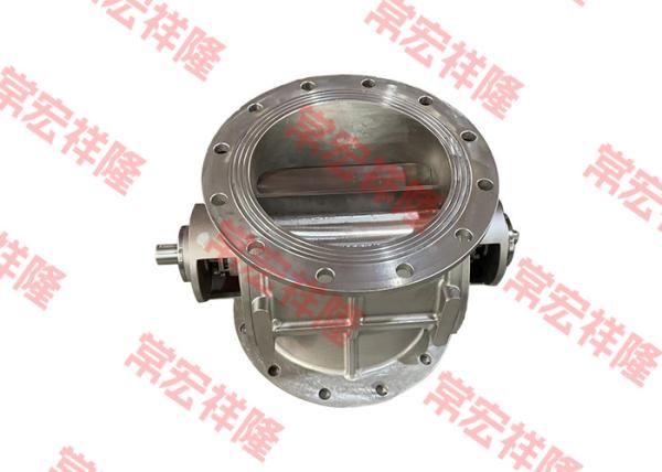 Dispensador elétrico de aço inoxidável de tipo válvula de flange pneumática rotativa