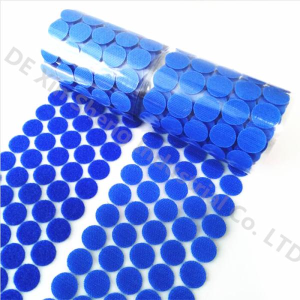 110mm Width Hotmelt Glue Hook And Loop Dots 50yards/Roll