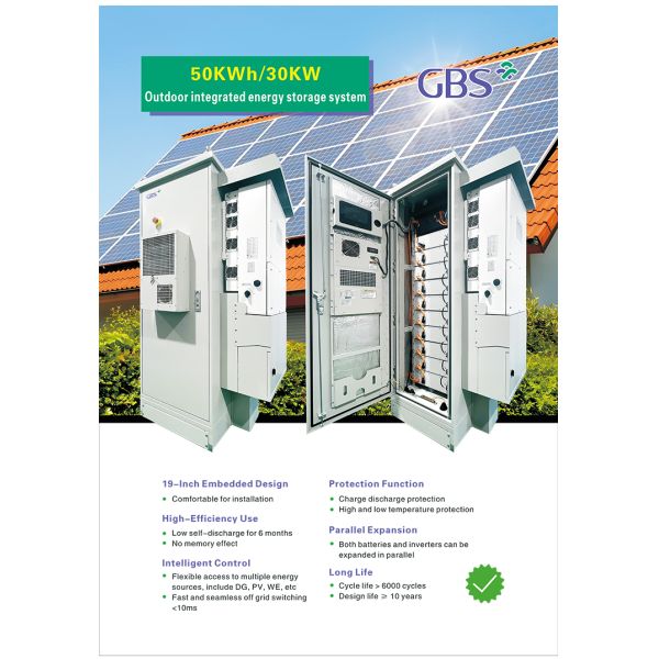 All-In-One 50KWh LiFePO4 512V 40-50KW Stackable Solar Storage System with Pure Sine Wave Inverter for Home Use