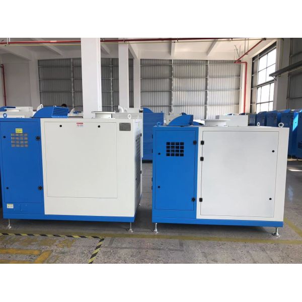 DN250 40-120Kpa PLC Control ,Skid mounted structure Magnetic Centrifugal Blower