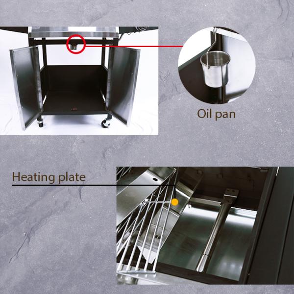 Regulate Temperature Gas Grill Durable Multiple Oven BBQ Smoker for Outdoor Barbecue