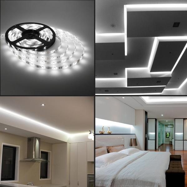 5m Roll White SMD 5050 LED Strip 24V DC 60LEDS/M Double Layer PCB Multi Colors