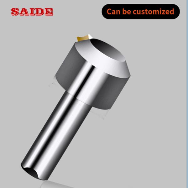 Factory Supply High Quality Acrylic Trimming Machine Special Cnc Single Crystal Diamond Chamfering Milling Tool For Acrylic/PS