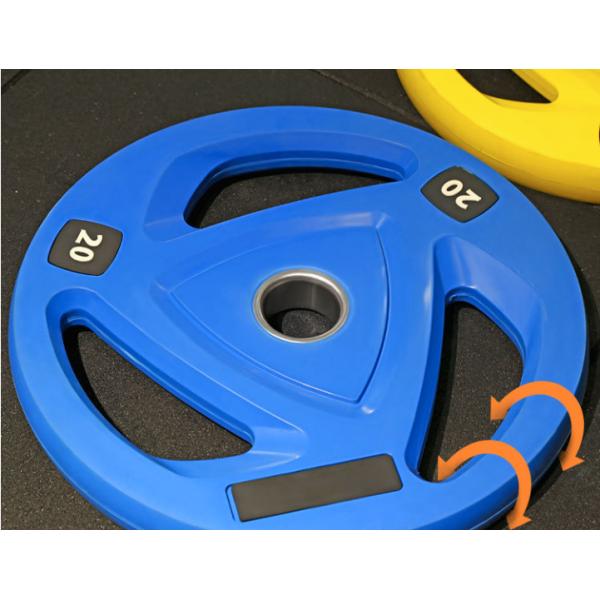 5kg Fitness Weight Plates Pu Rubber Coated Gym Exercises
