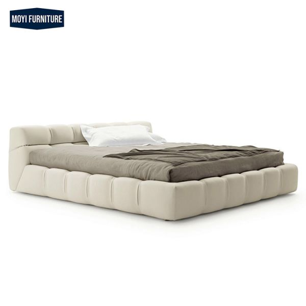 Plywood Modern Luxury Soft Room Double Design Bed Room Set Bedroom Furniture Featuring Tatami Queen Frame Gold Velvet Bed