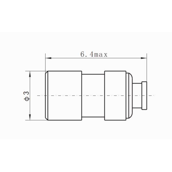 Conector completo do homem SMPM RF do retém CSMP para o conector de alimentação de cabo UT-034