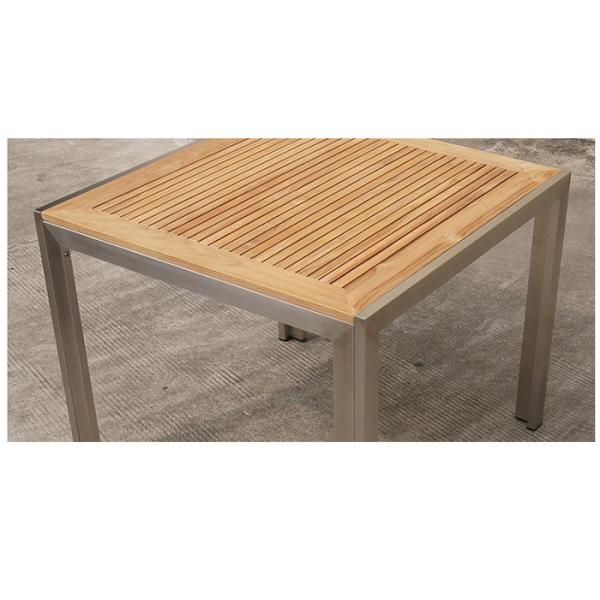 Верхний сегмент мебели нержавеющей стали твердый деревянный на открытом воздухе с предложением ОЭМ/ОДМ особенным