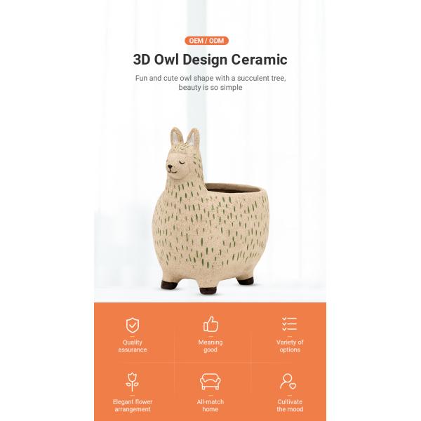 Животные цветочные горшки сочные горшки для растений индивидуальные плантаторы для размножения растений керамические плантаторы