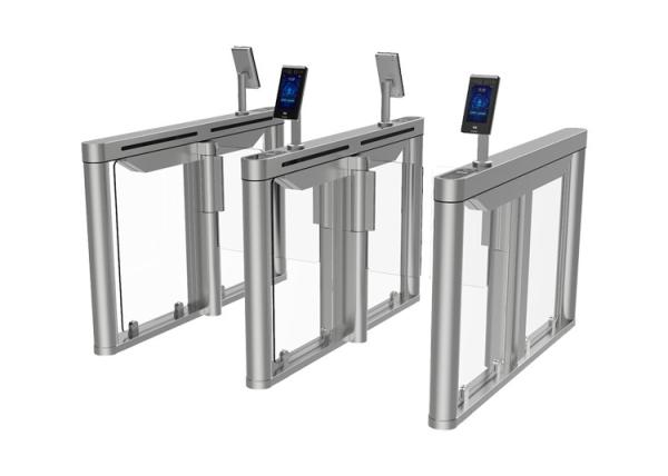 100W 50HZ Access Control Turnstile Gate 10mm Acrylic Indoor DC Motor