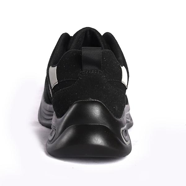 Rubber Plastic Outsole EVA Insole Work Boots Low Cut Footwear Microfiber Fashion Leather Safety Shoes
