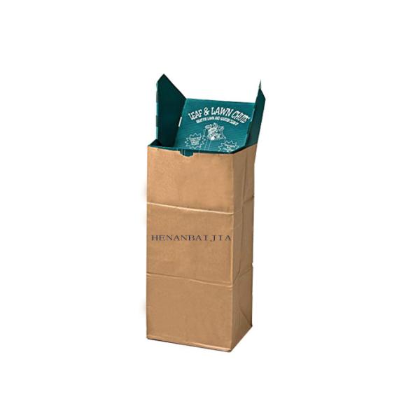 Сверхмощные бумажные мешки Браун лужайки Kraft бумажные 30 двора галлонов лист отхода