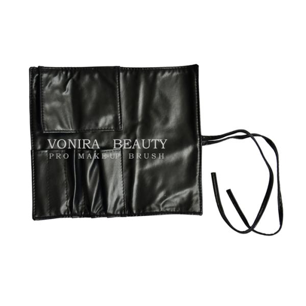Travel Makeup Brush Rolling Case With Belt Strap Pouch Holder Cosmetic Bag Portable