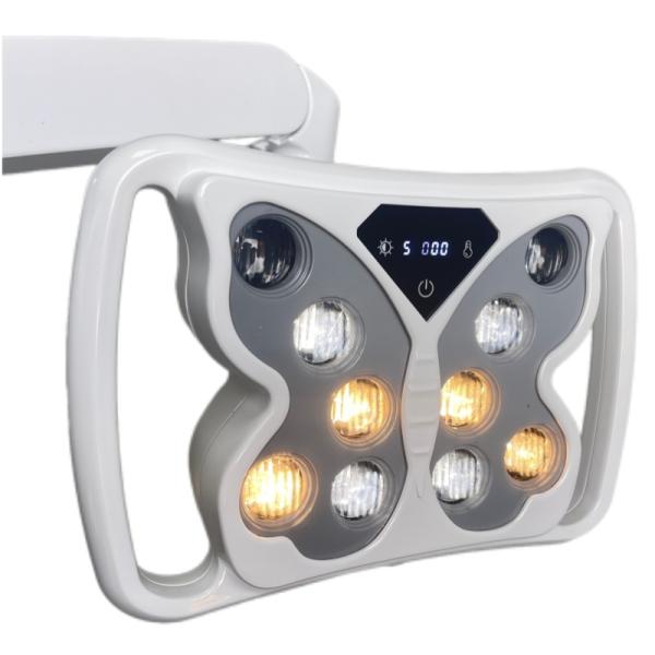 Хирургическая лампа без теней для стоматологического стула Функция отбеливания зубов 10 лампочек стоматологический блок светодиодная лампа