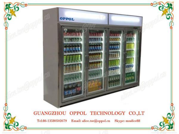 OP-1103 Air Cooling Drink Display Large Capacity Upright Commercial Refrigerator