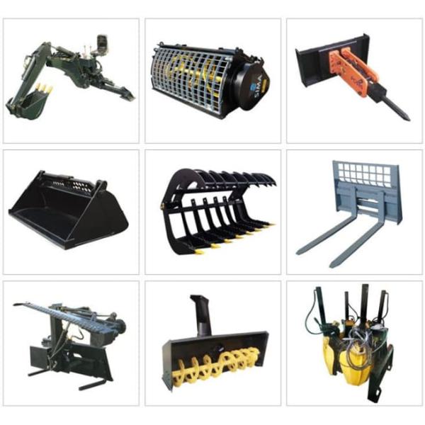 45кв. Скид-стейдер JC60 с 0,4cbm Bucket Hot Sale в Зимбабве