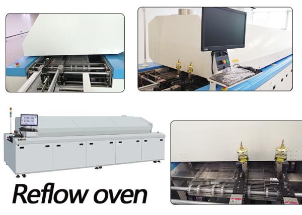 3000mm Length SMT Reflow Oven Hot Air Heating For Molting Solder Paste